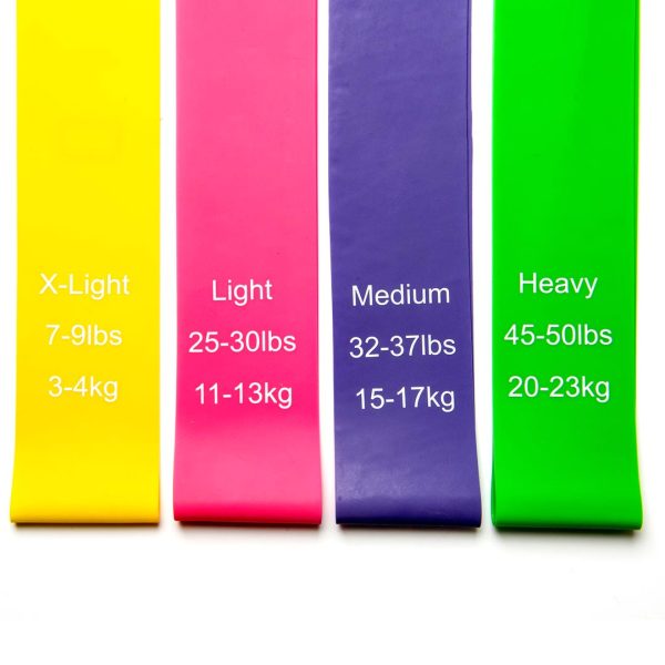 Booty Builder Mini Bands 4-pack multiple strength levels