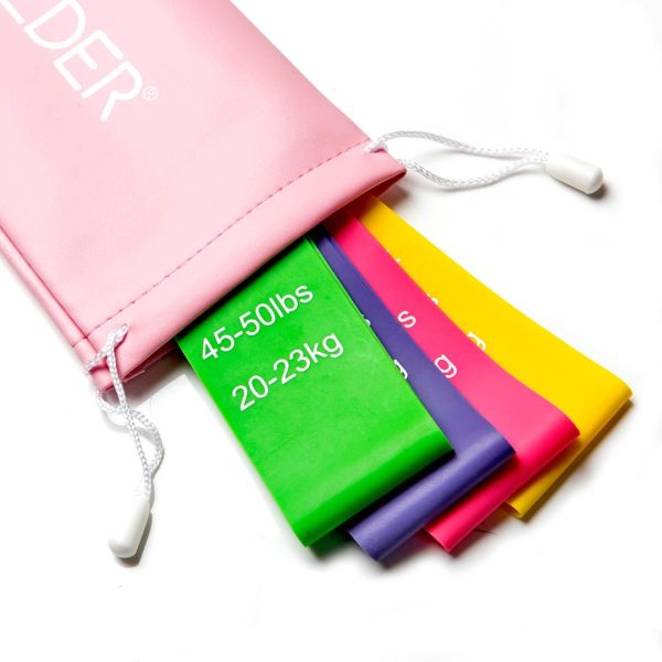 Booty Builder Mini Bands 4-pack in sleeve close-up